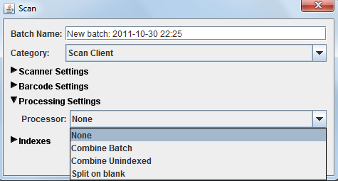 Virtual Postman Scan Client Scanner Interface